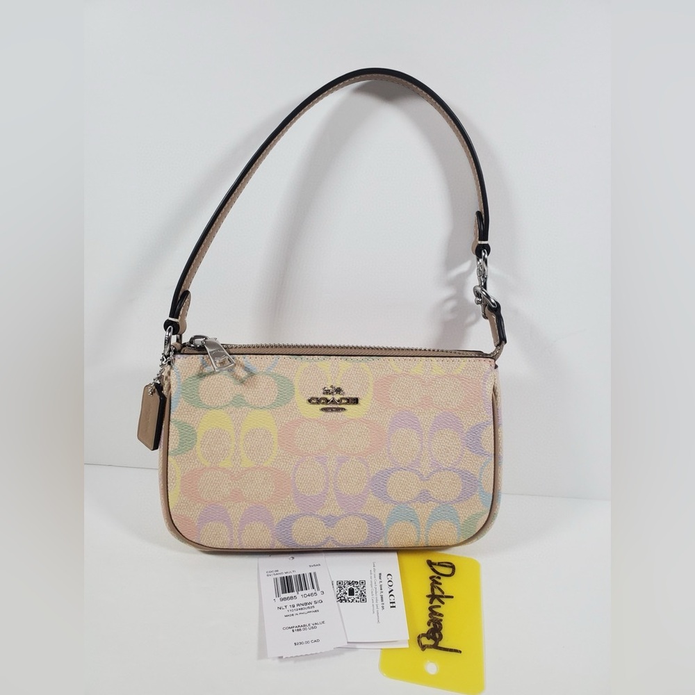 Coach Nolita 19 In Rainbow Signature Canvas CDC38